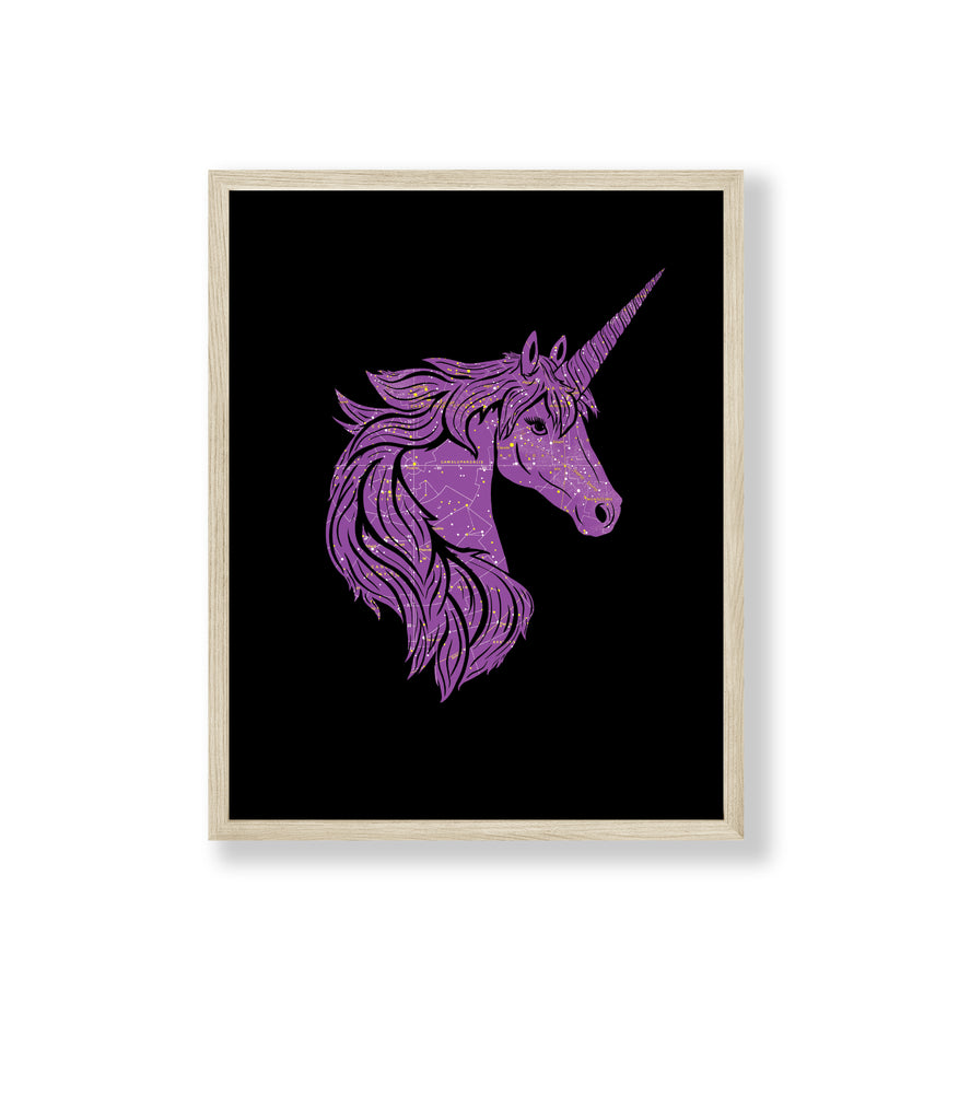 "You Are Magical" Unicorn Constellation Art Print