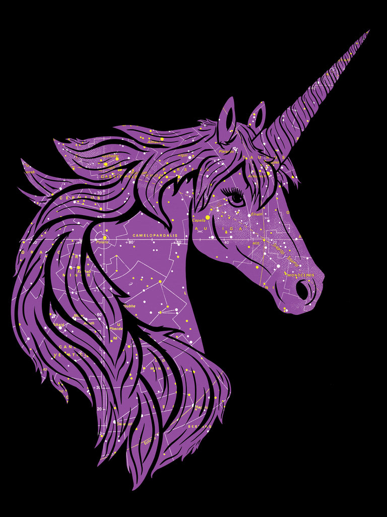 "You Are Magical" Unicorn Constellation Art Print