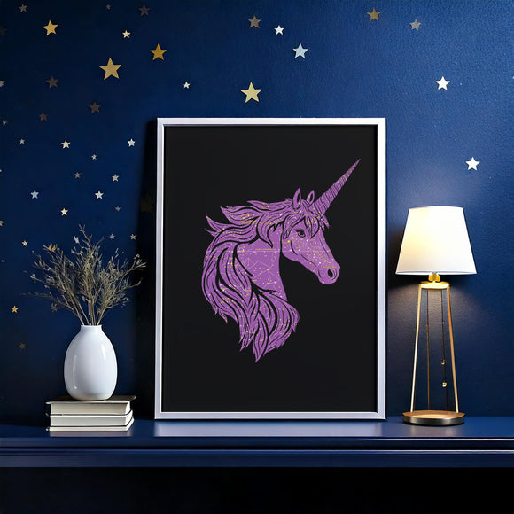 "You Are Magical" Unicorn Constellation Art Print